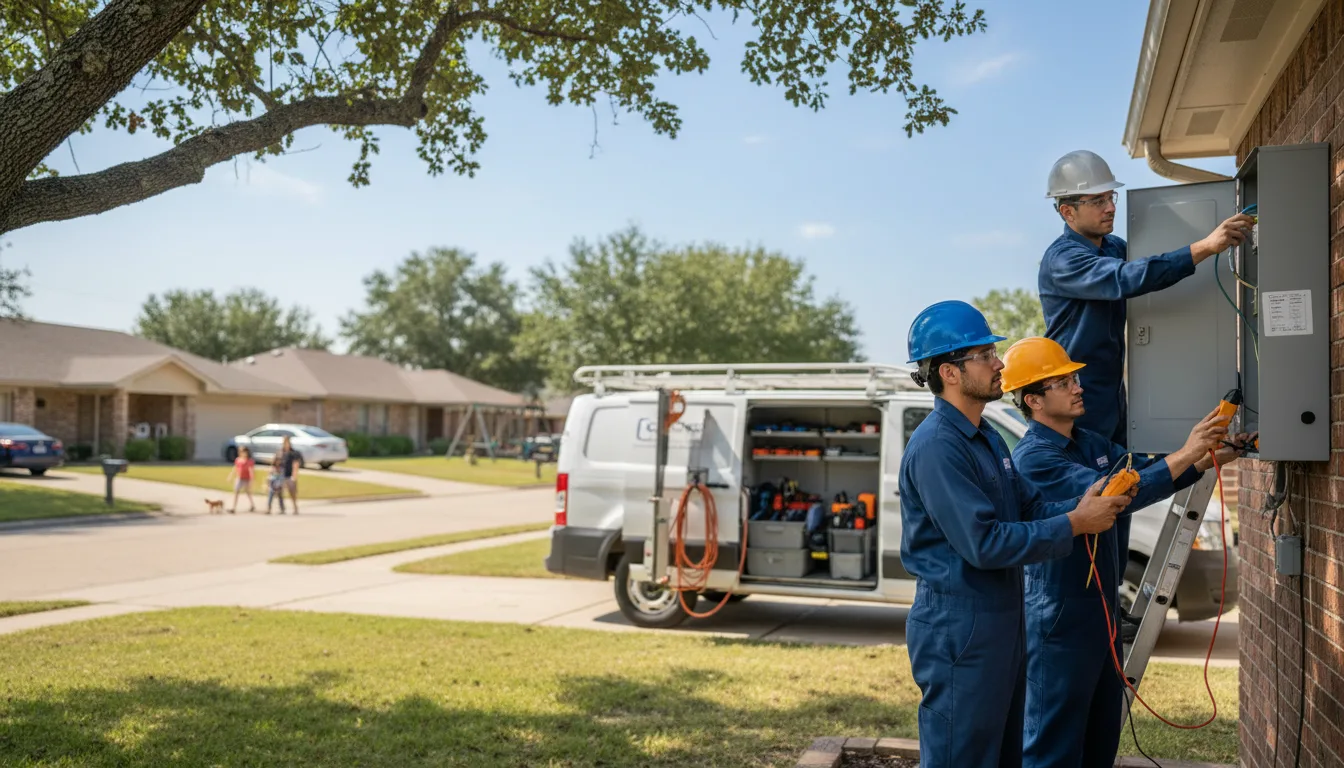 Certified electrician providing emergency electrical services in Van Buren, IN